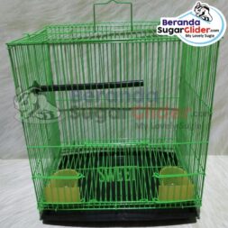 Kandang Besi Lipat Sweet Warna Hijau Ukuran Kecil Small Size S Hewan Peliharaan Joey Sugar Glider SG Bajing Kelapa Burung Gecko Guinea Pig Hamster Marmut Tupai Terbang