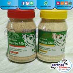 Protein Mix Beras Merah Dan Pisang Makanan Hewan Peliharaan Kecil Sugar Glider SG Bajing Kelapa Landak Mini Tupai Terbang Mamalia