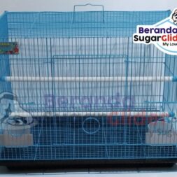 Kandang Besi Lipat Luckiness Biru Muda Ukuran Besar Big Large Size L Hewan Peliharaan Joey Sugar Glider SG Bajing Kelapa Burung Guinea Pig Iguana Landak Mini Marmut Musang Otter Tupai Terbang