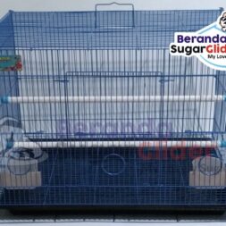 Kandang Besi Lipat Luckiness Biru Tua Ukuran Besar Big Large Size L Hewan Peliharaan Joey Sugar Glider SG Bajing Kelapa Burung Guinea Pig Iguana Landak Mini Marmut Musang Otter Tupai Terbang
