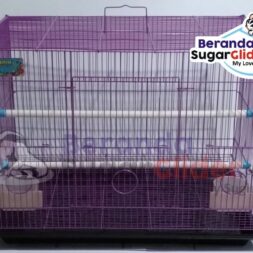 Kandang Besi Lipat Luckiness Ungu Ukuran Besar Big Large Size L Hewan Peliharaan Joey Sugar Glider SG Bajing Kelapa Burung Guinea Pig Iguana Landak Mini Marmut Musang Otter Tupai Terbang