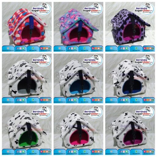 Sleeping Pouch Rumah B Aksesoris Hewan Peliharaan Kecil Tempat Tidur Sugar Glider SG Bajing Kelapa Landak Mini Tupai Terbang Mamalia 13122018 2