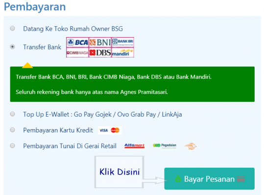 Pilih Pembayaran